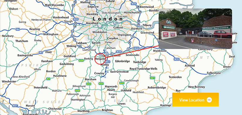 Mr Exhaust Location Map