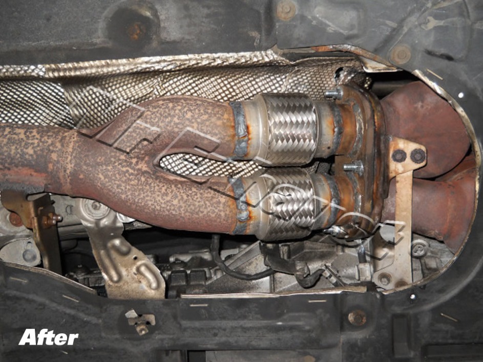 BMW 320i Replacement Flex Joints & Stainless Flange